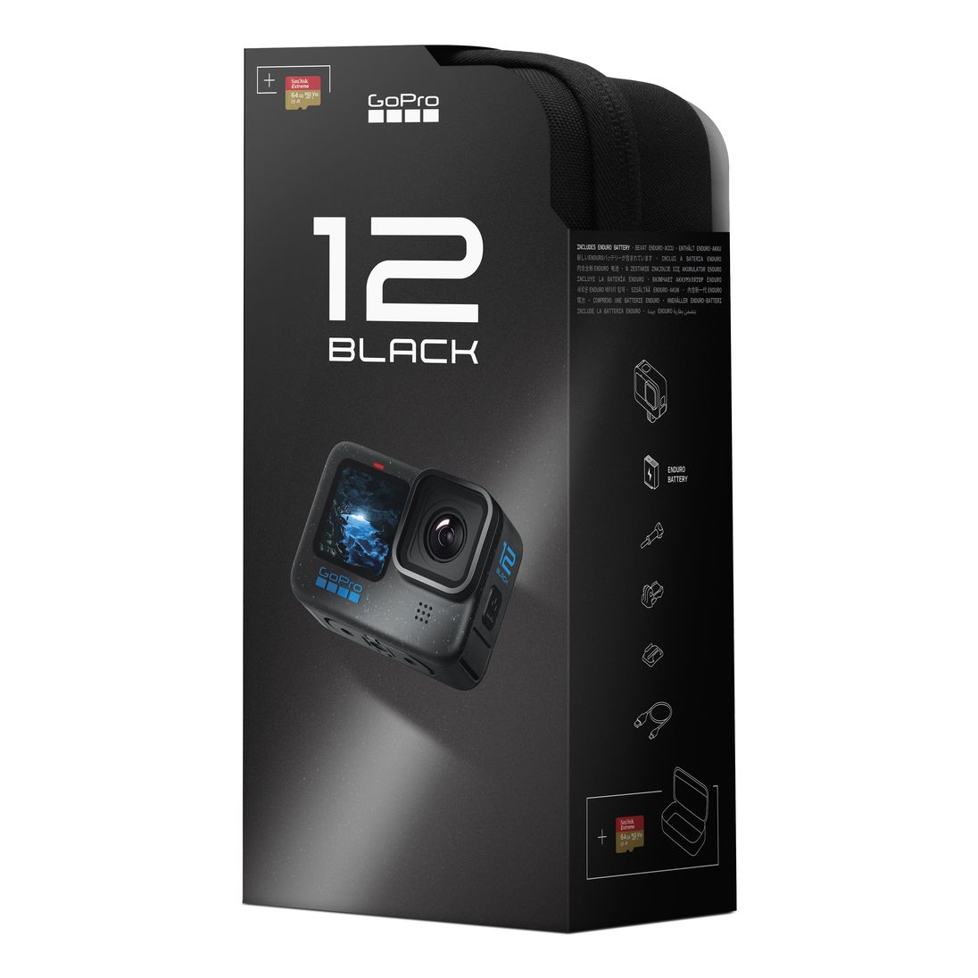 GoPro Hero12 Black Action Camera - Specialty Bundle