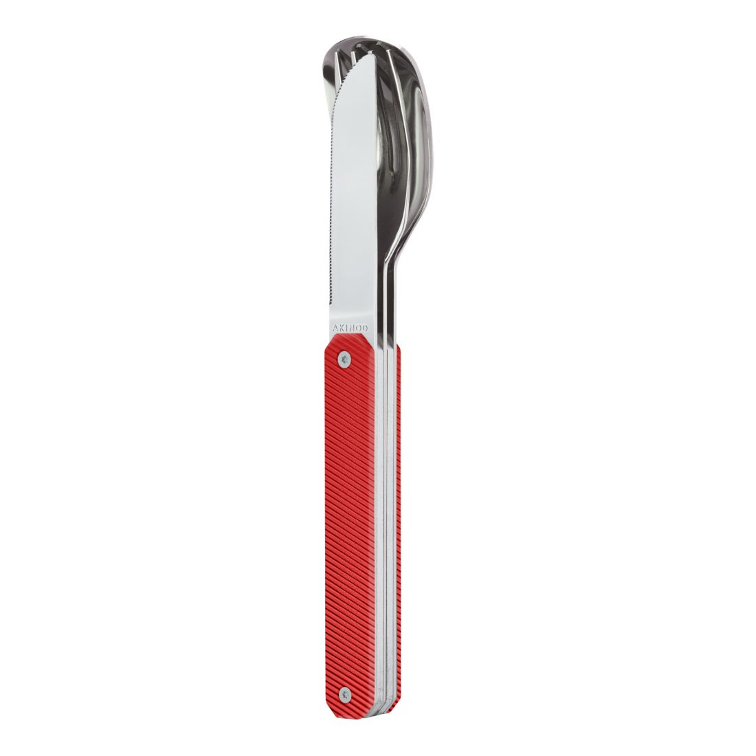 Akinod Straight Mirror Finish Cutlery 12H34 - Red