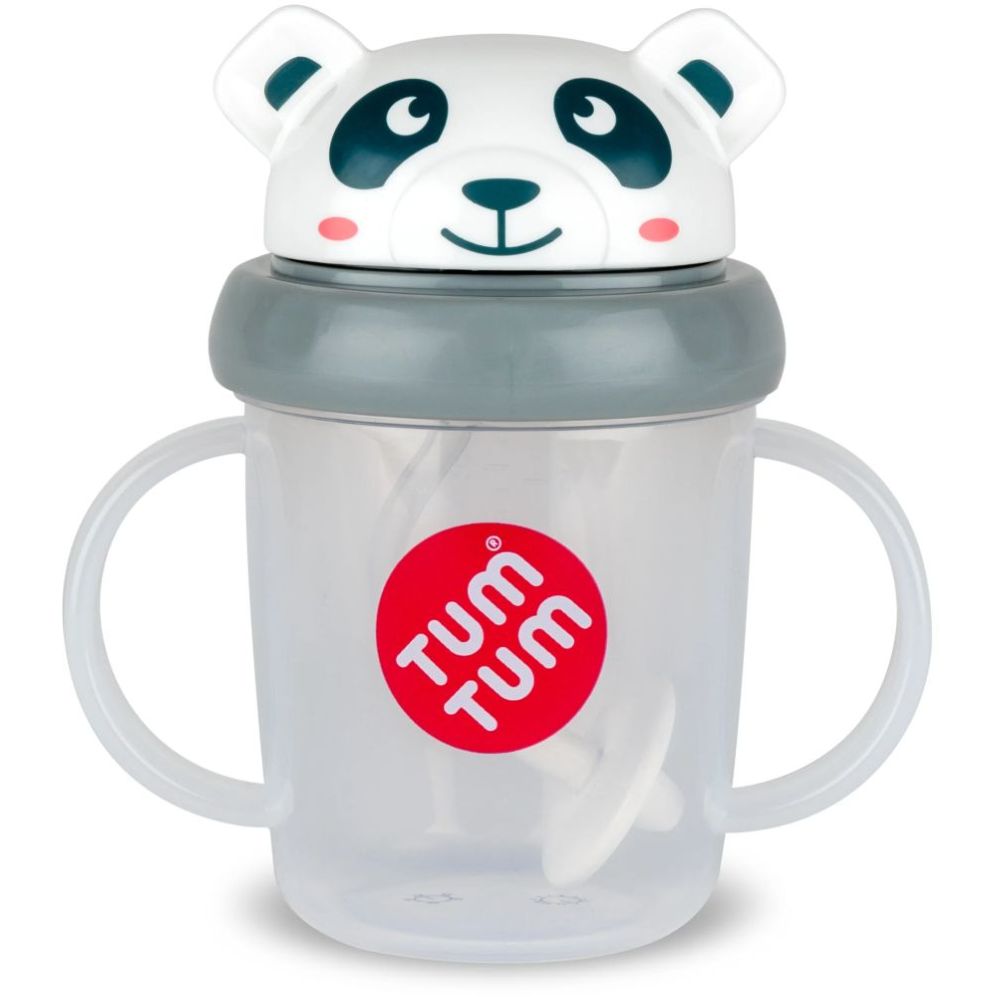 Tum Tum Pip Panda (Series 3) Tippy Up Cup With Weighted Straw - 200 ml