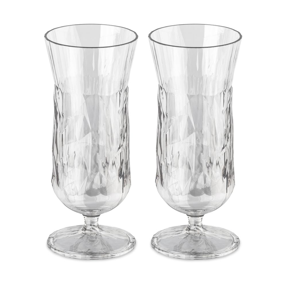 Koziol Superglas 400ml Londrink Juice Cocktail Glass - Club 17 (Set of 2)