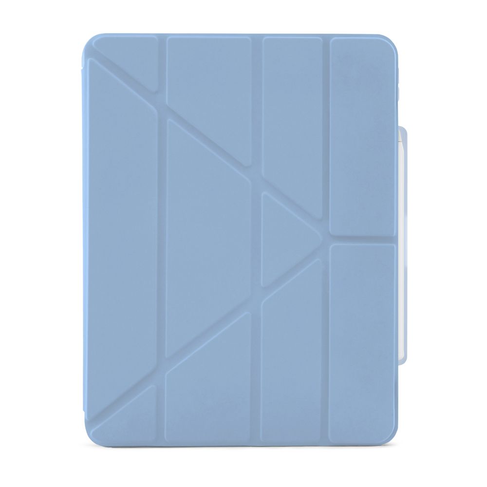 Pipetto iPad Air 13 Origami Folio Smart Case No.3 With Pencil Case - Light Blue