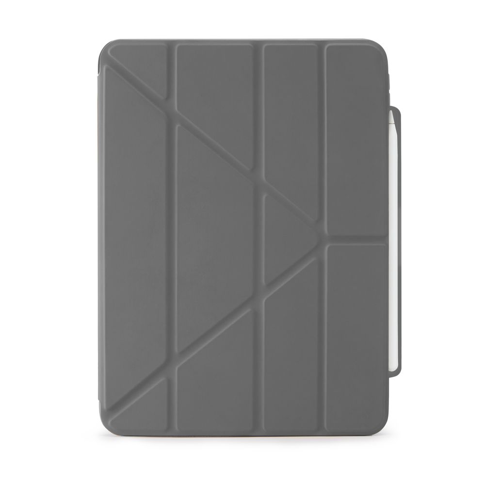 Pipetto iPad Pro 13 Origami Folio Smart Case No.3 With Pencil Case - Grey