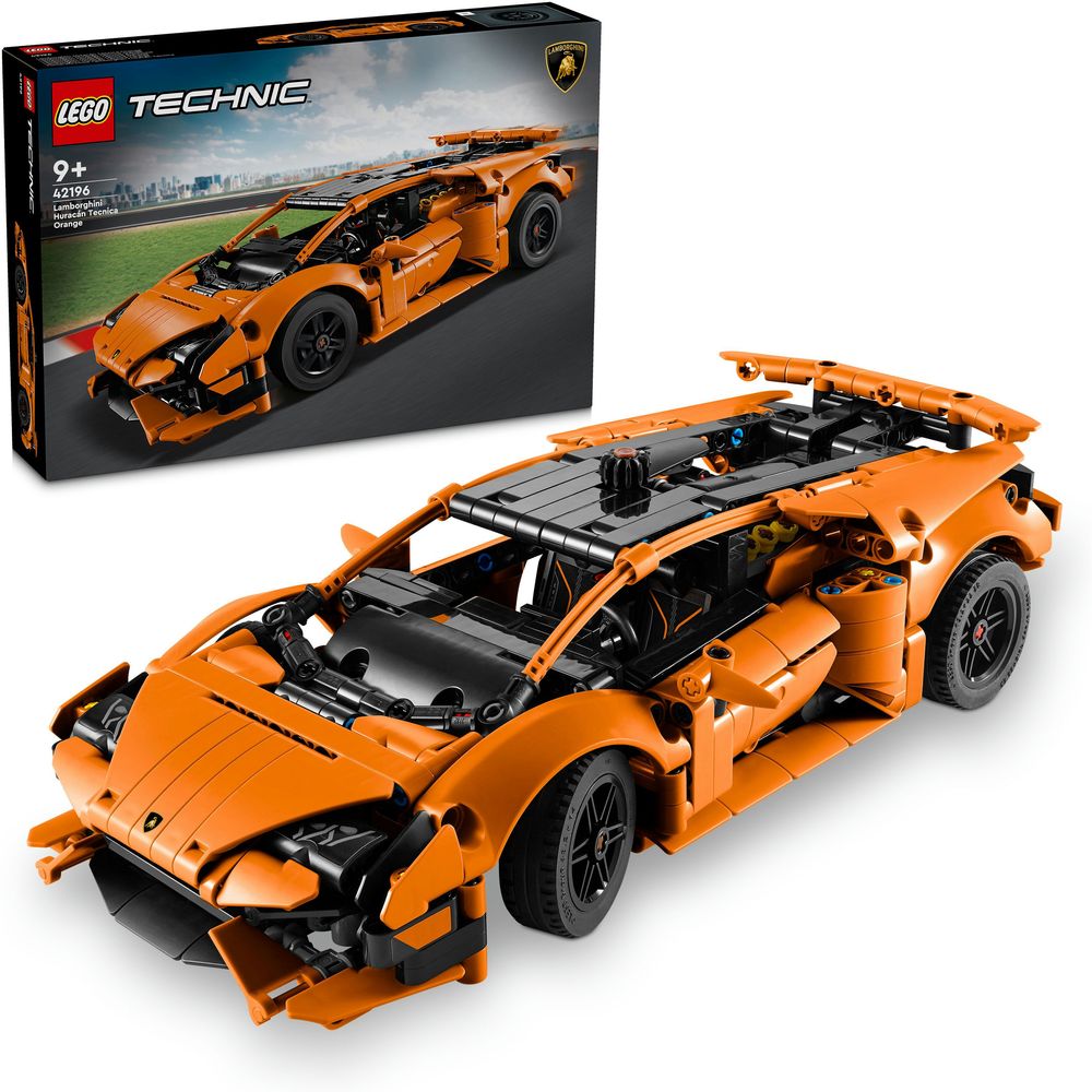 LEGO Technic Lamborghini Huracan Tecnica Orange Set 42196 Building Set (806 pieces)
