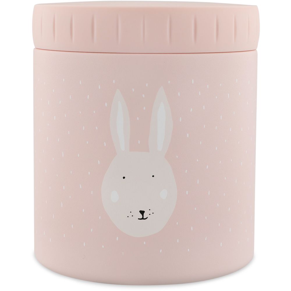 Trixie Mrs. Rabbit Insulated 500ml Food Jar - Light Pink