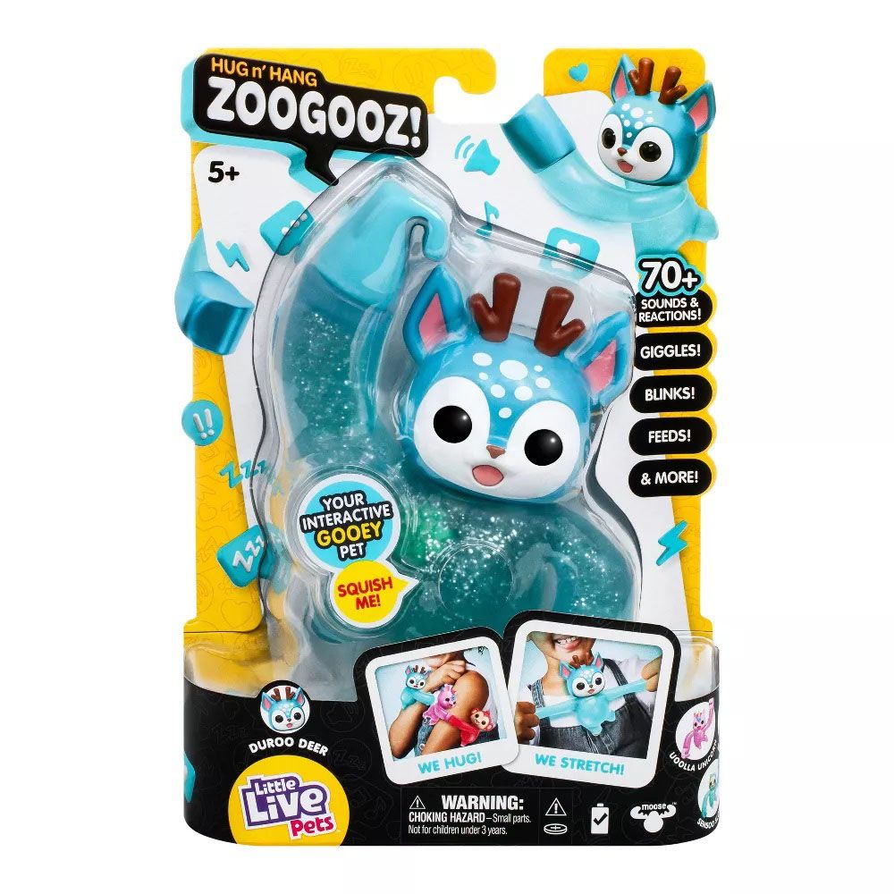 Little Live Pets Hug N Hang Zoogooz Duroo Deer Interactive Figure