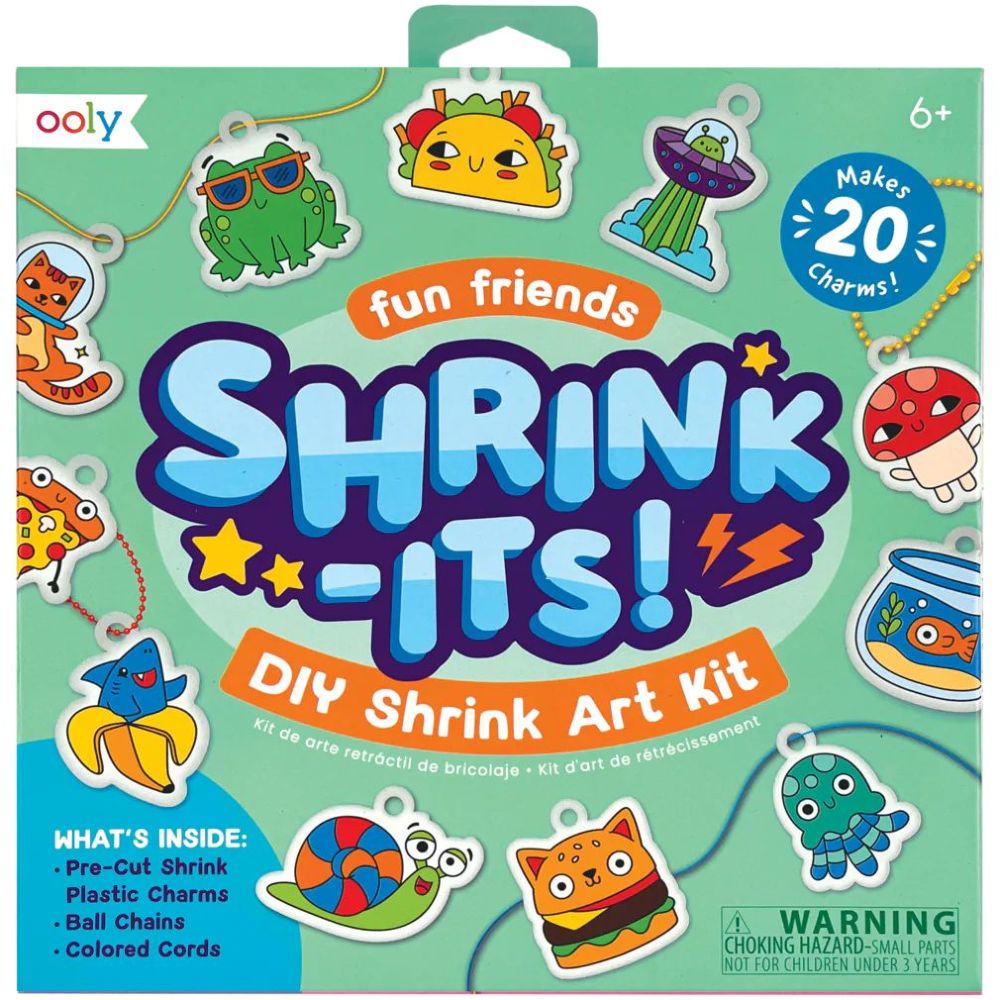 Ooly Shrink-Its! D.I.Y. Shrink Art Kit - Fun Friends