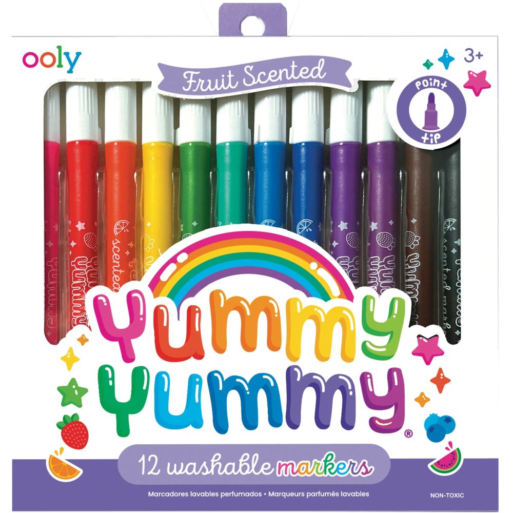 Ooly Yummy Yummy Scented Markers (Set of 12)