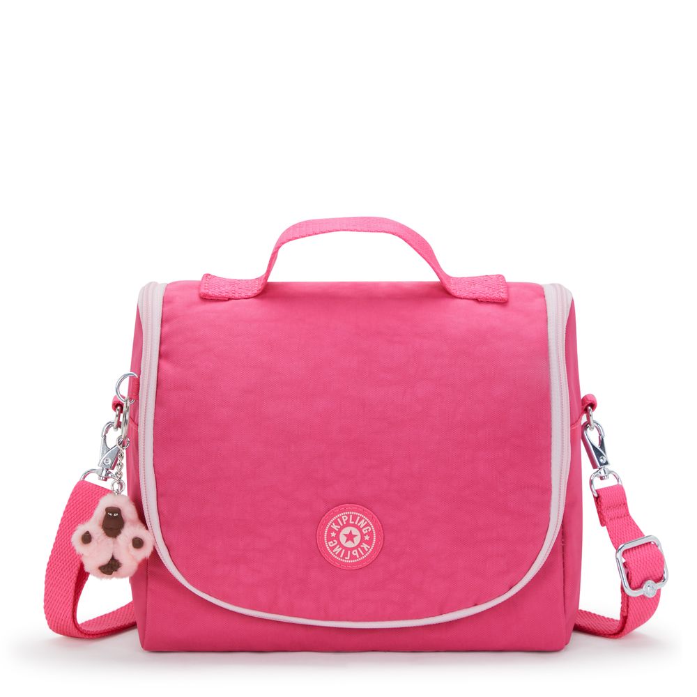 Kipling New Kichirou Lunch Bag - Happy Pink C - Medium