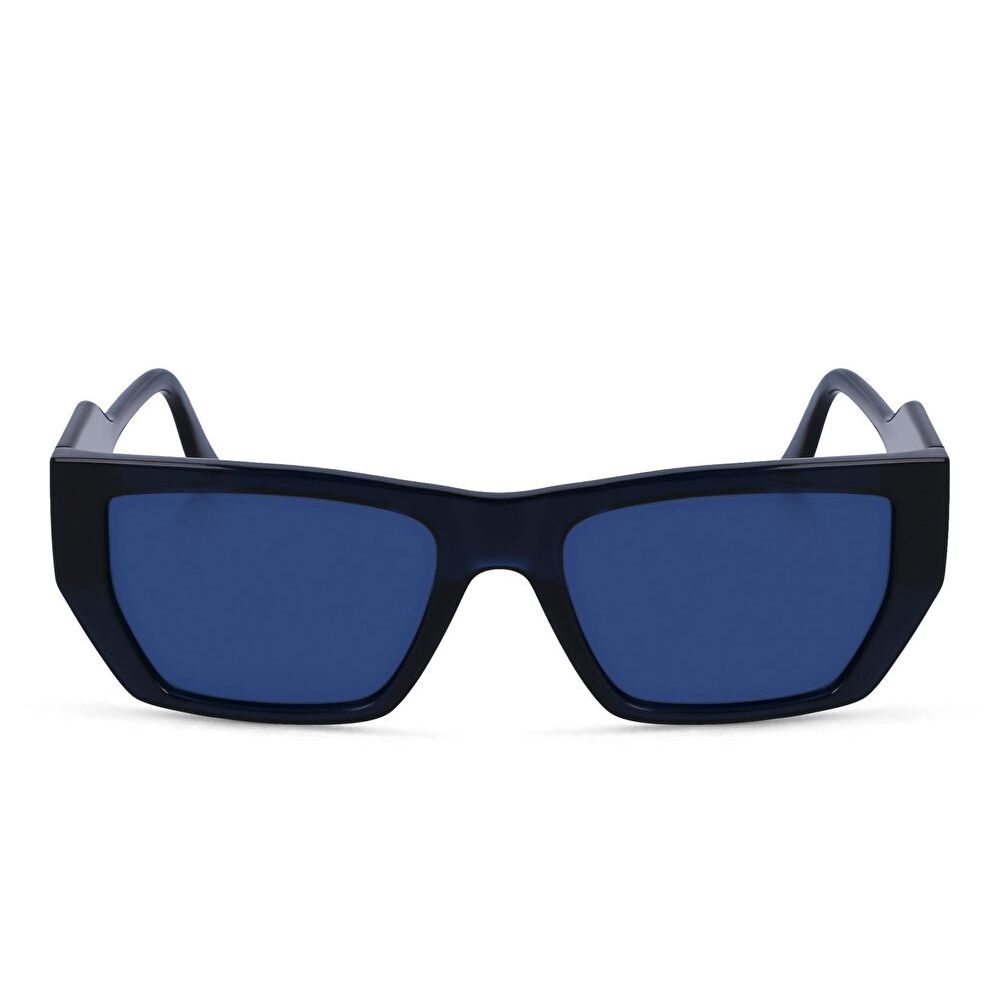 Lagerfeld Unisex Rectangle Sunglasses - Blue / Blue (188412001)