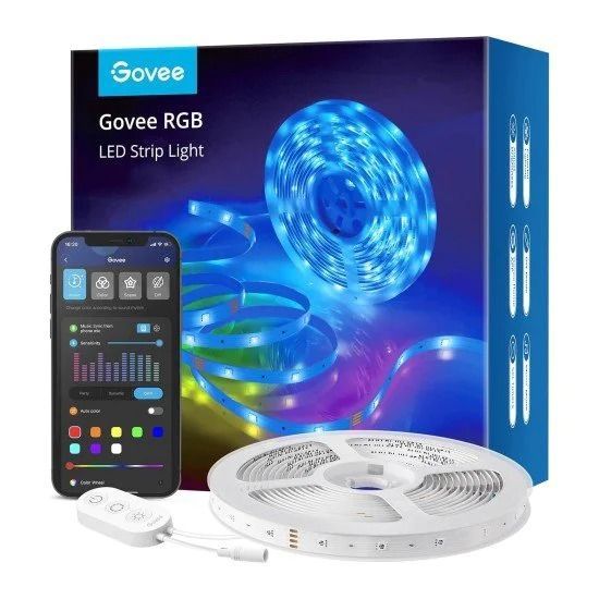 Govee Wi-Fi RGB LED Strip Lights (16.4ft× 2 Rolls) (Upgraded Version)