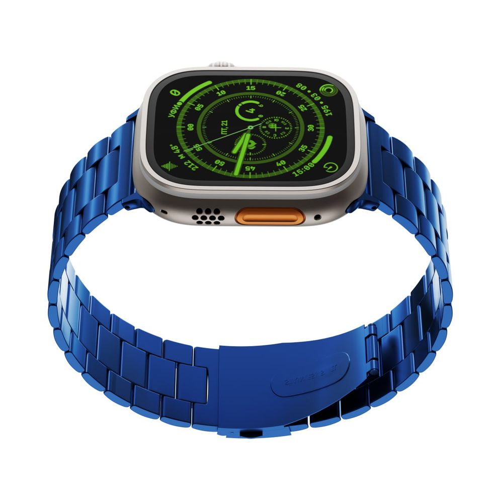 Levelo Monet Metal Watch Strap - Apple Watch Band 49/45/44/42mm - Blue