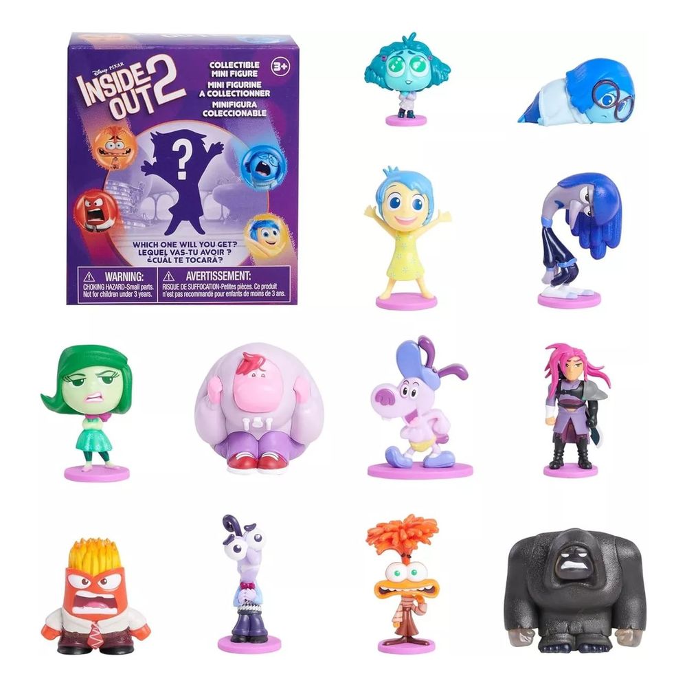 Disney Inside Out 2 3.2-Inch Collectible Figure (Mystery Pack - Includes 1)