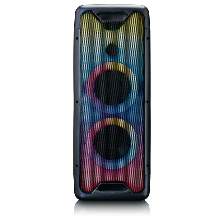 Lenco PA-200BK Bluetooth Party Speaker with Full Front Lighted Animation