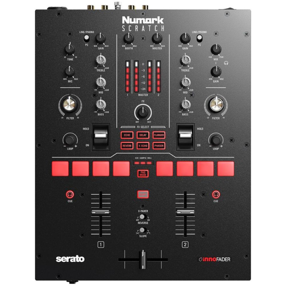 Numark SCRATCH 24-Bit 2-Channel Serato Dj Pro Scratch Mixer - Black