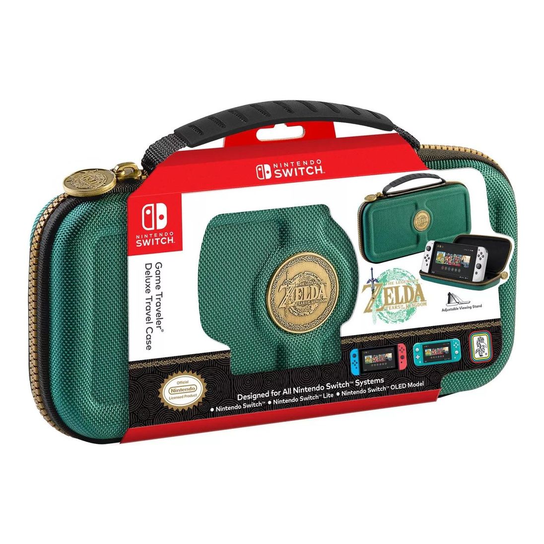 RDS Nintendo Switch Travel Case - Green Zelda TOTK