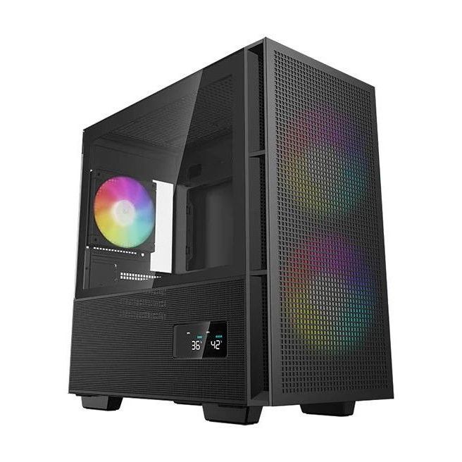 ANIGMA Pre-built Gaming Desktop i9-14900KF/B760M Wifi Motherboard/32GB RAM/1TB SSD/RTX 4070 12GB/240 All-In-One liquid cooler/700W PSU/DEEPCOOL CASE CH360 DIGITAL M-ATX 3F RGB BLACK/Windows 11 Pro