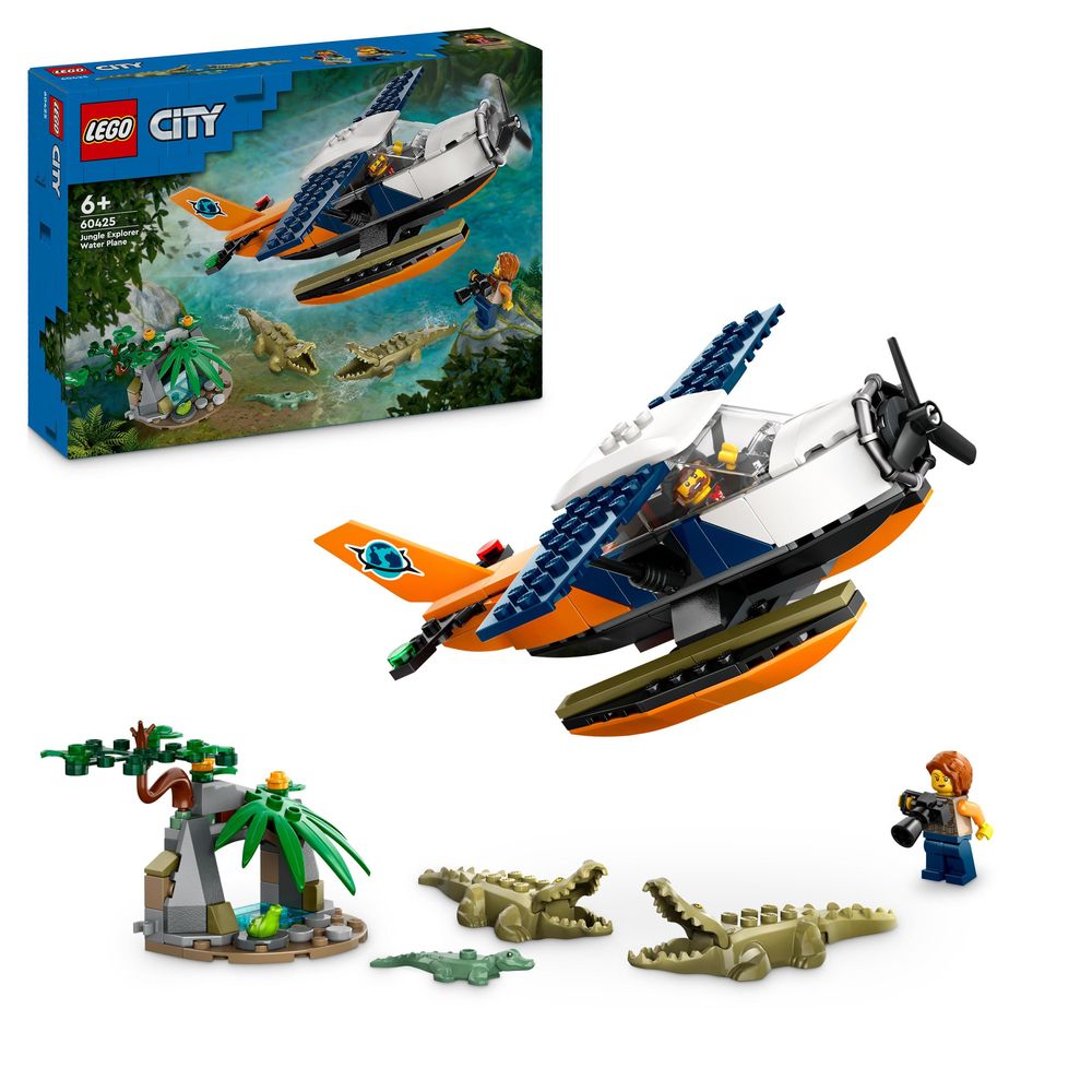 LEGO City Jungle Explorer Water Plane Toy Set 60425