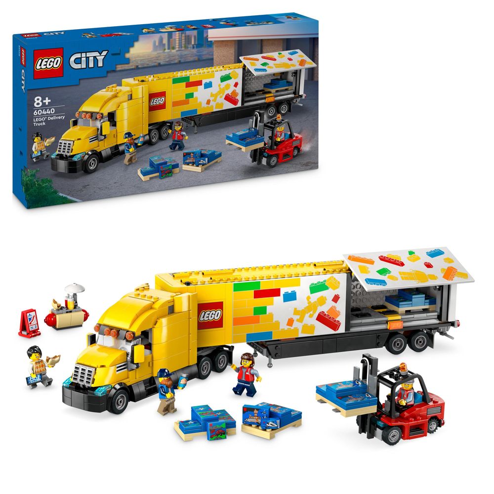 LEGO City Yellow Delivery Truck Toy 60440