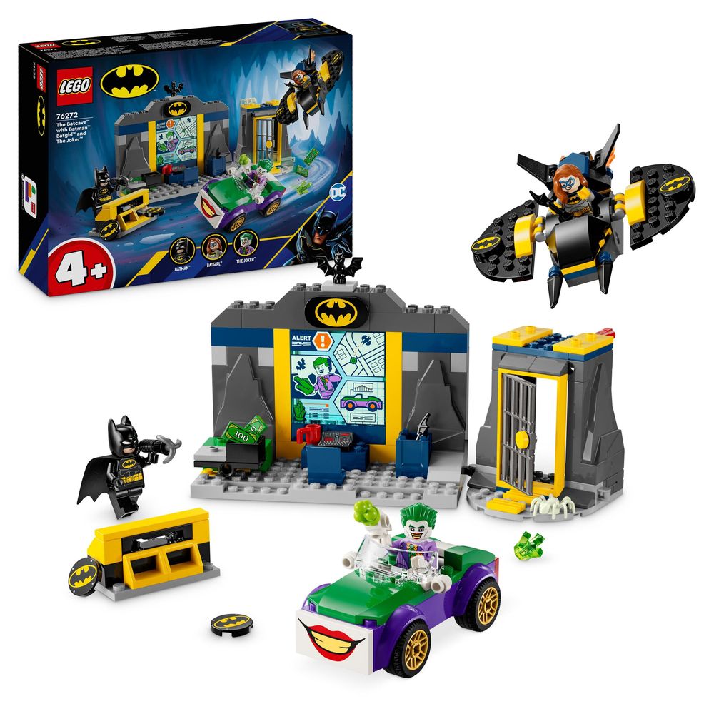 LEGO DC Batman The Batcave with Batman Batgirl & The Joker 76272