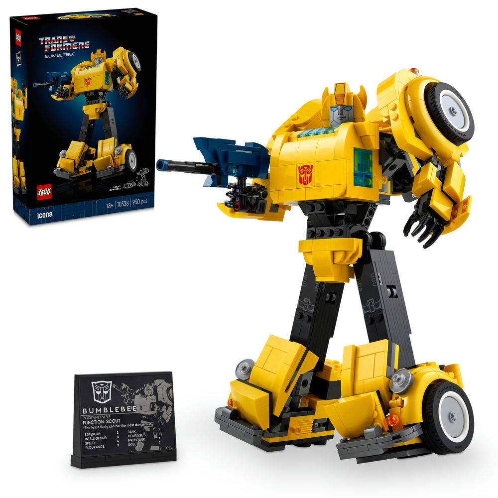 LEGO Icons Transformers Bumblebee Set 10338