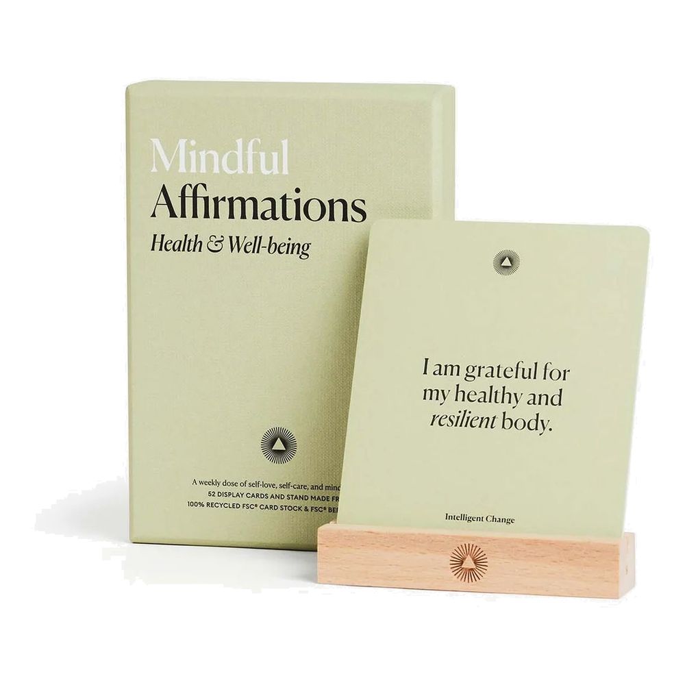 Intelligent Change Mindful Affirmations Health & Well-Being - Brown