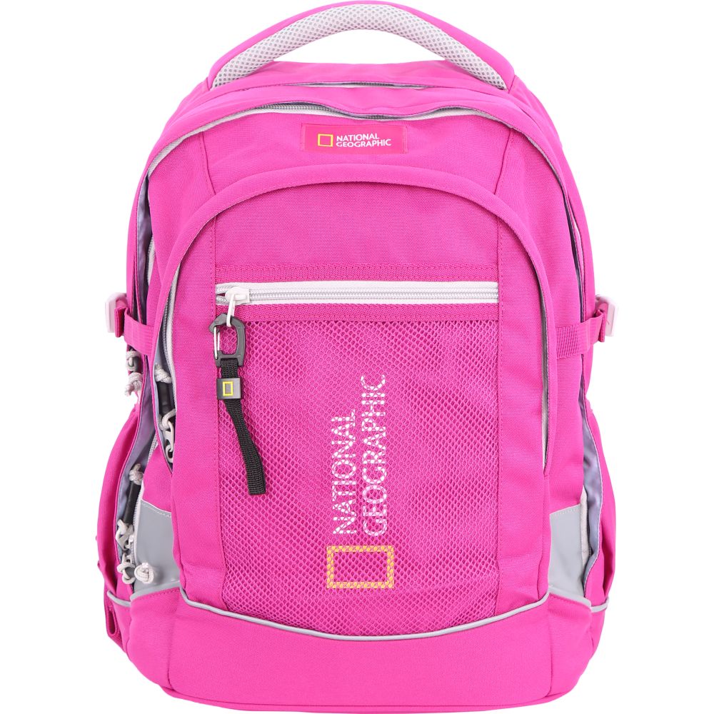 National Geographic New Campus 2 Compartment Backpack Fuchsia Pink