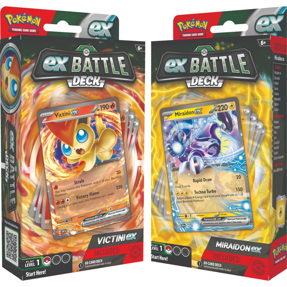 Pokemon TCG: Victini & Miraidon Ex Battle Deck