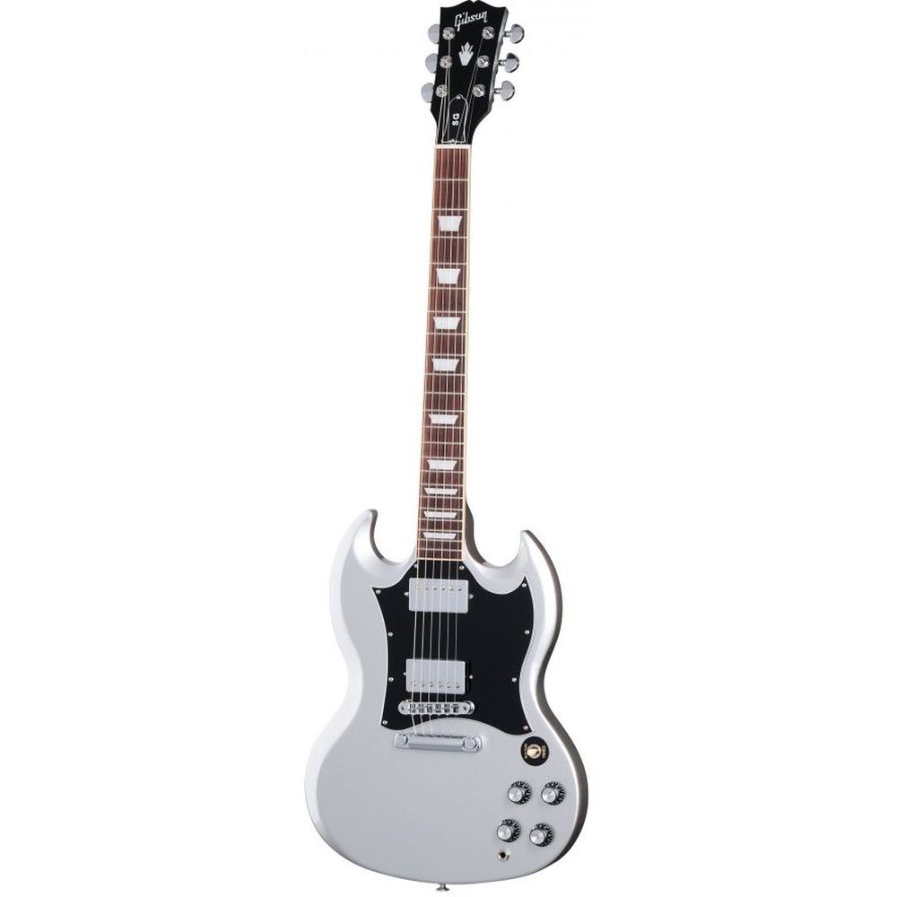 Gibson SGS00S1CH1 SG Standard Electric Guitar - Silver Metallic