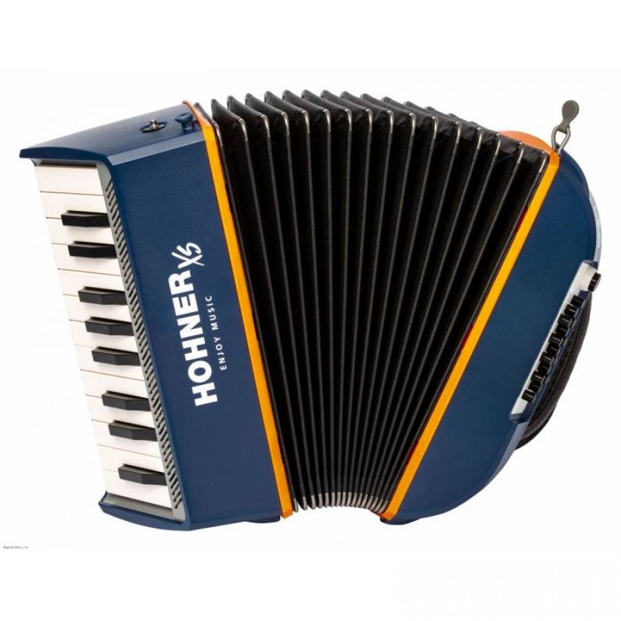 Hohner A2902 XS Accordion 21 Bass - Blue/Orange