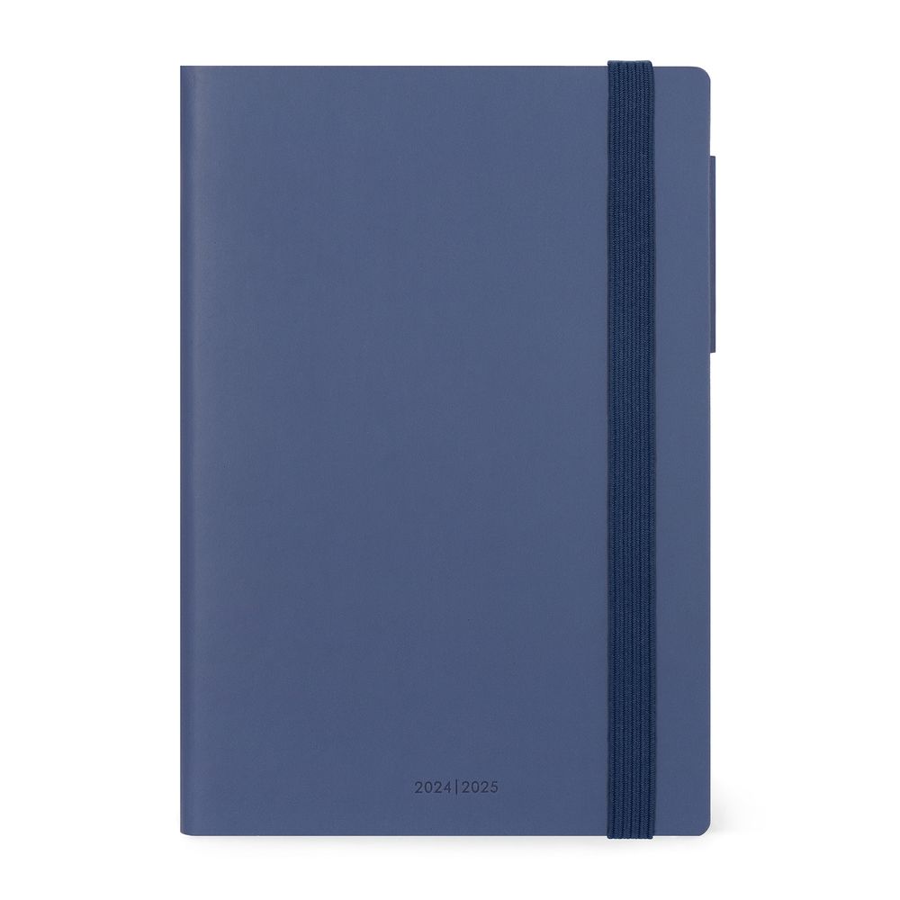 Legami Medium 16-Month Daily Diary - 2024/2025 - Blueberry (12 x 18 cm)