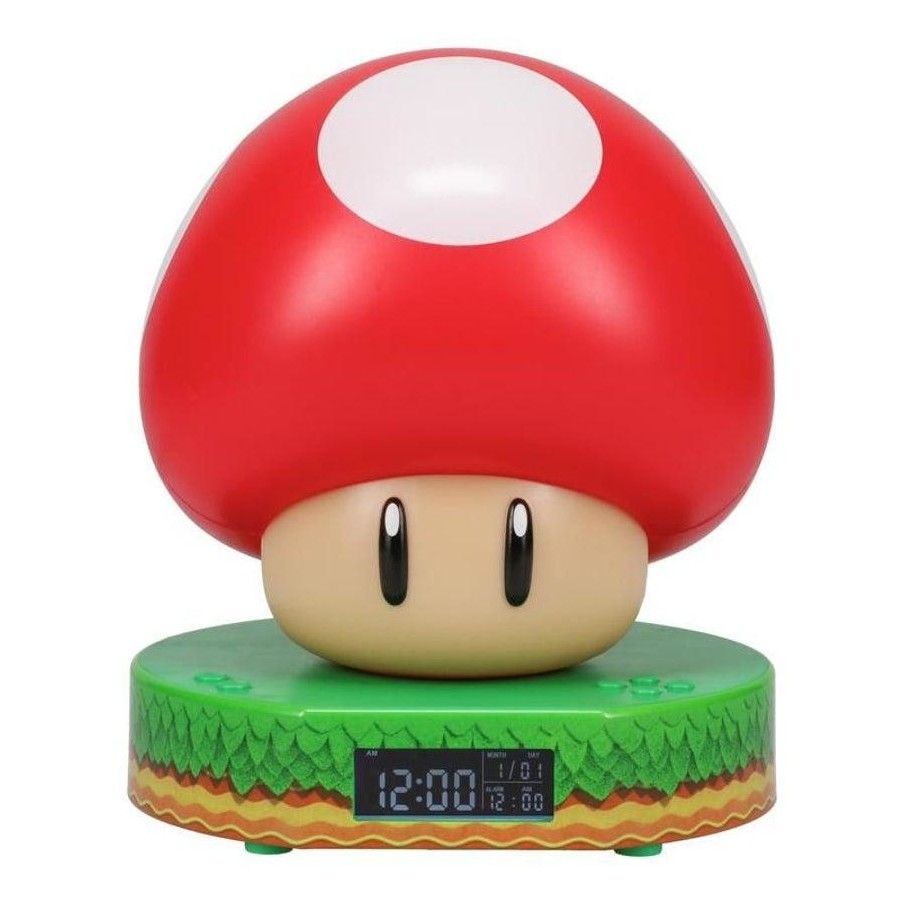 Paladone Super Mushroom Digital Alarm Clock