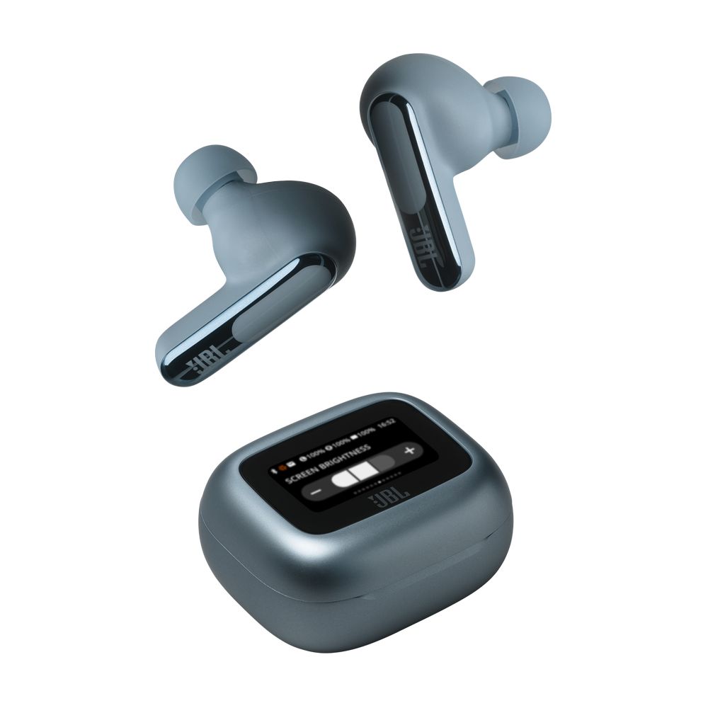 JBL Live Beam 3 True Wireless Noise Cancelling Earbuds - Blue