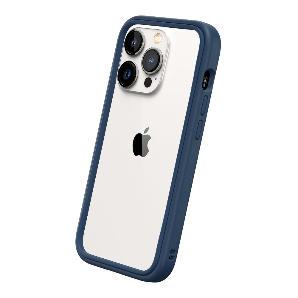 Rhinoshield Crashguard NX For iPhone 14 Pro (With Rim/ Button/ Frame) - Navy Blue