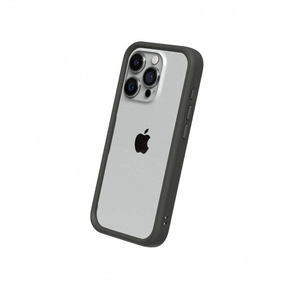 Rhinoshield Crashguard NX For iPhone 15 Pro (With Button/ Frame) - Graphite