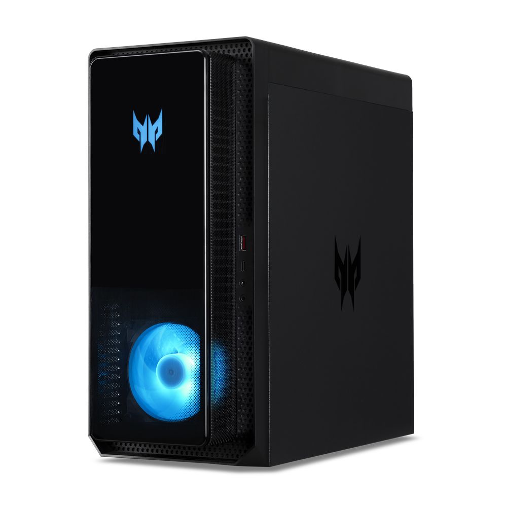 Acer Predator Orion 3000 Gaming Desktop Intel Core I7-14700F/ 32GB RAM/ 1 TB SSD/ 8GB Nvidia Gefore RTX 4060/ No Odd/ RGB USB Wired Keyboard & Mouse/ Windows 11 - Black (Arabic/English) (UK Plug)