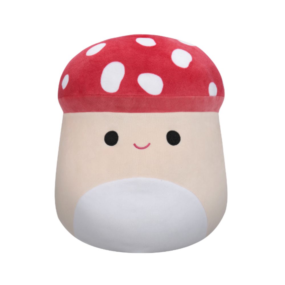 Squishmallows Malcolm Red Spotted Mushroom 14-Inch Plush Toy