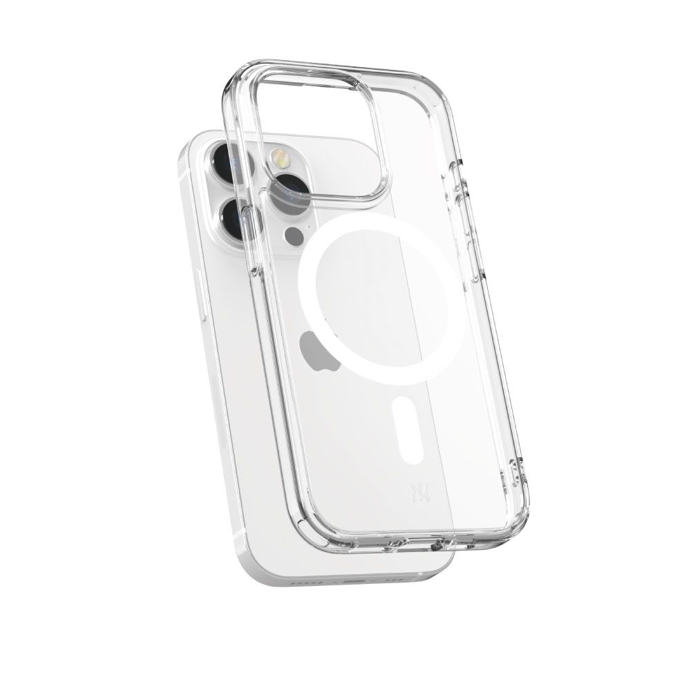 Power Support Air Jacket Mag Hybrid Case With Magsafe For Iphone 15 Pro Max Clear