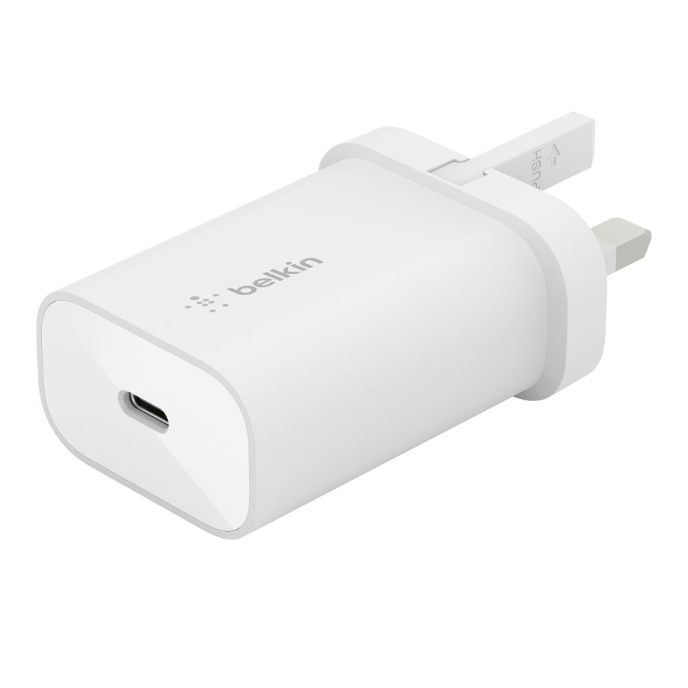 Belkin Boostcharge USB-C Wall Charger 25W - White