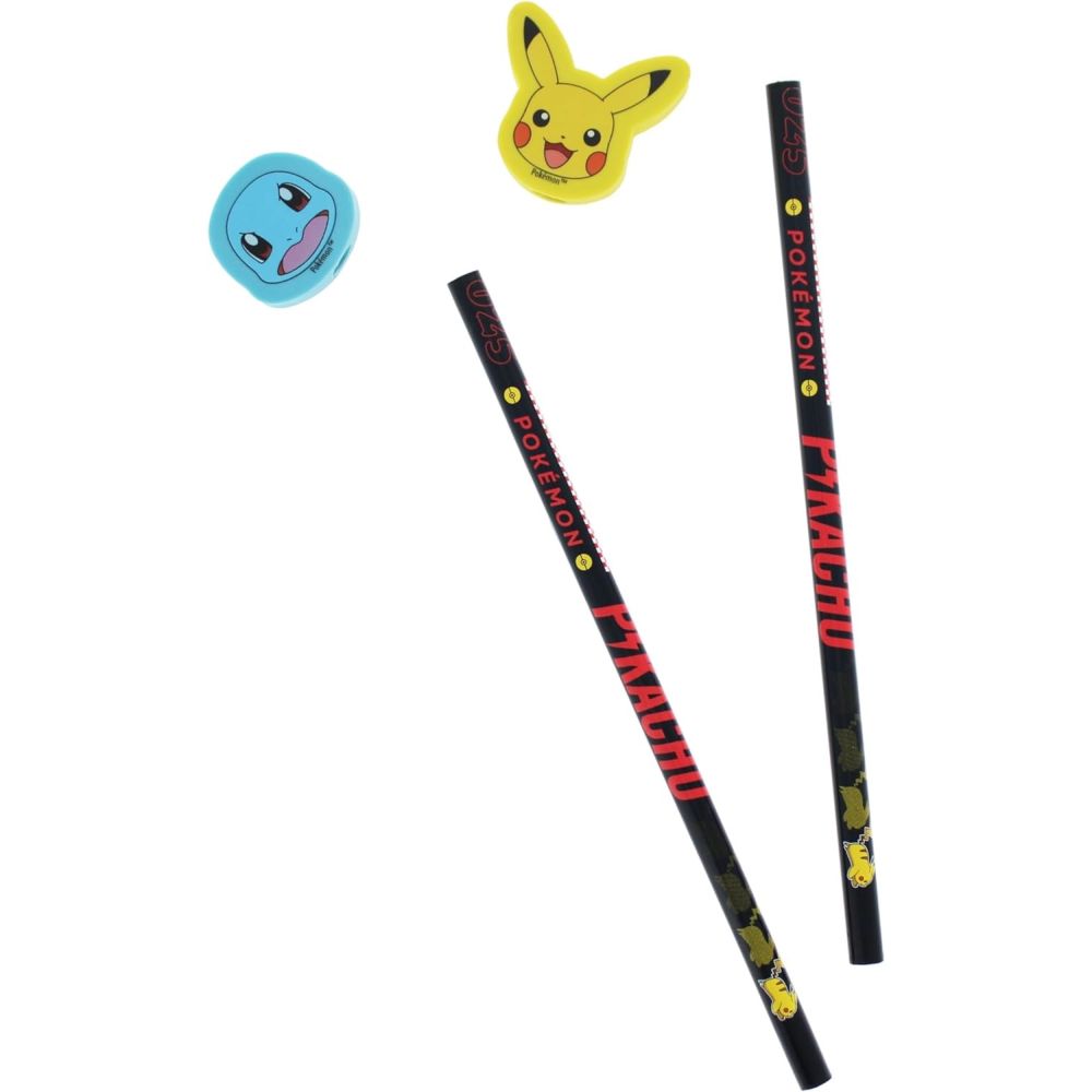 Blueprint Pokemon Nostalgia Pencil With Eraser Toppers