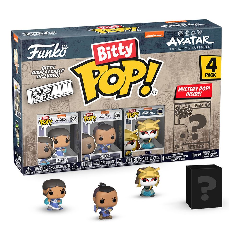 Funko Bitty Pop! Animation Avatar The Last Airbender Katara Pack of 4 Vinyl Figures