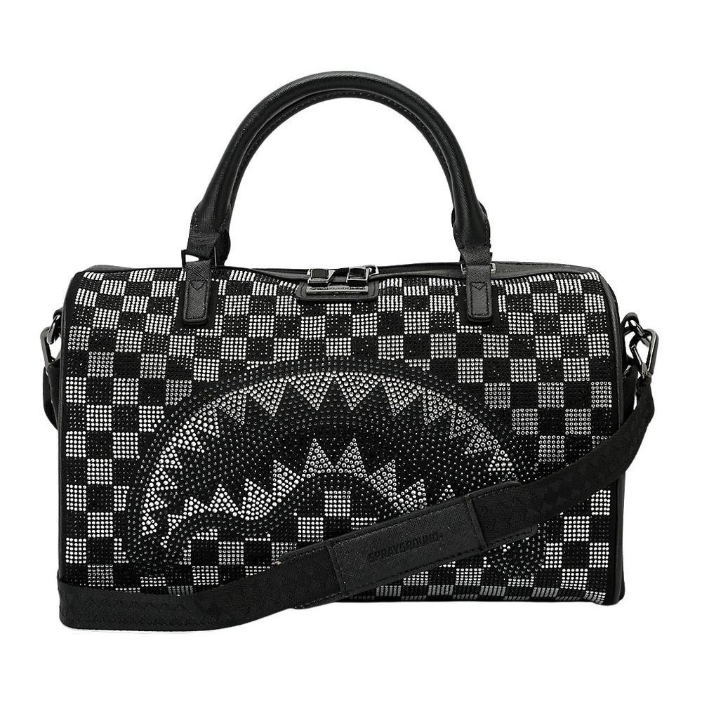 Sprayground Checkered Trinity Mini Duffle Bag