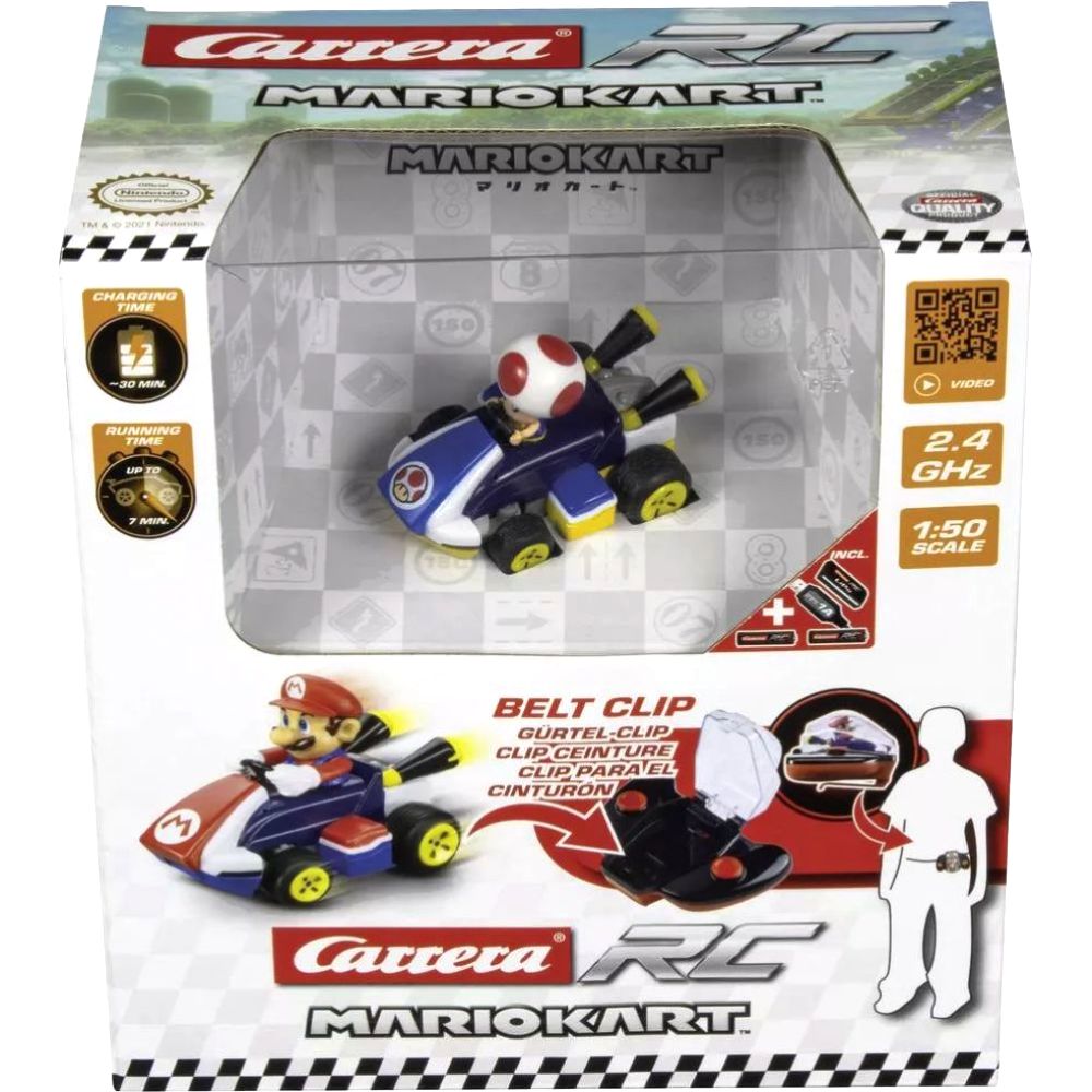 Carrera Licensed Mario Kart Mini Rc Toad