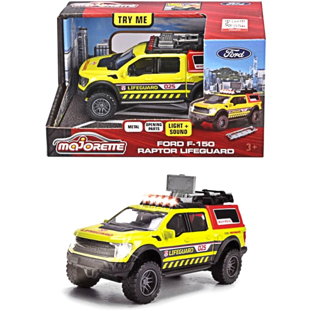 Majorette Ford F-150 Raptor Lifeguard Light And Sound