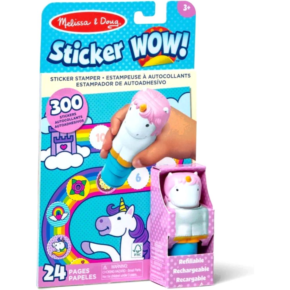 Melissa & Doug Sticker Wow! Sticker Stamper & Activity Pad Unicorn