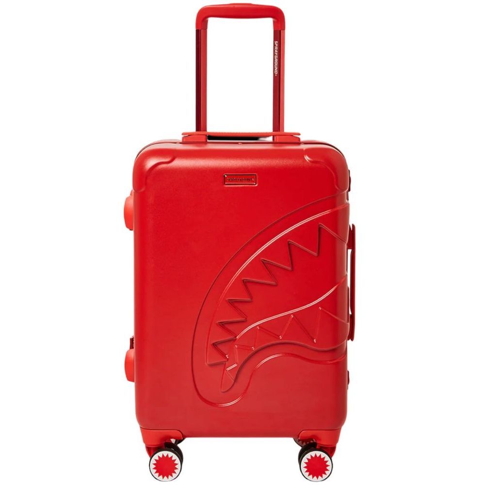 Sprayground Shark Central Red Carry-On Luggage