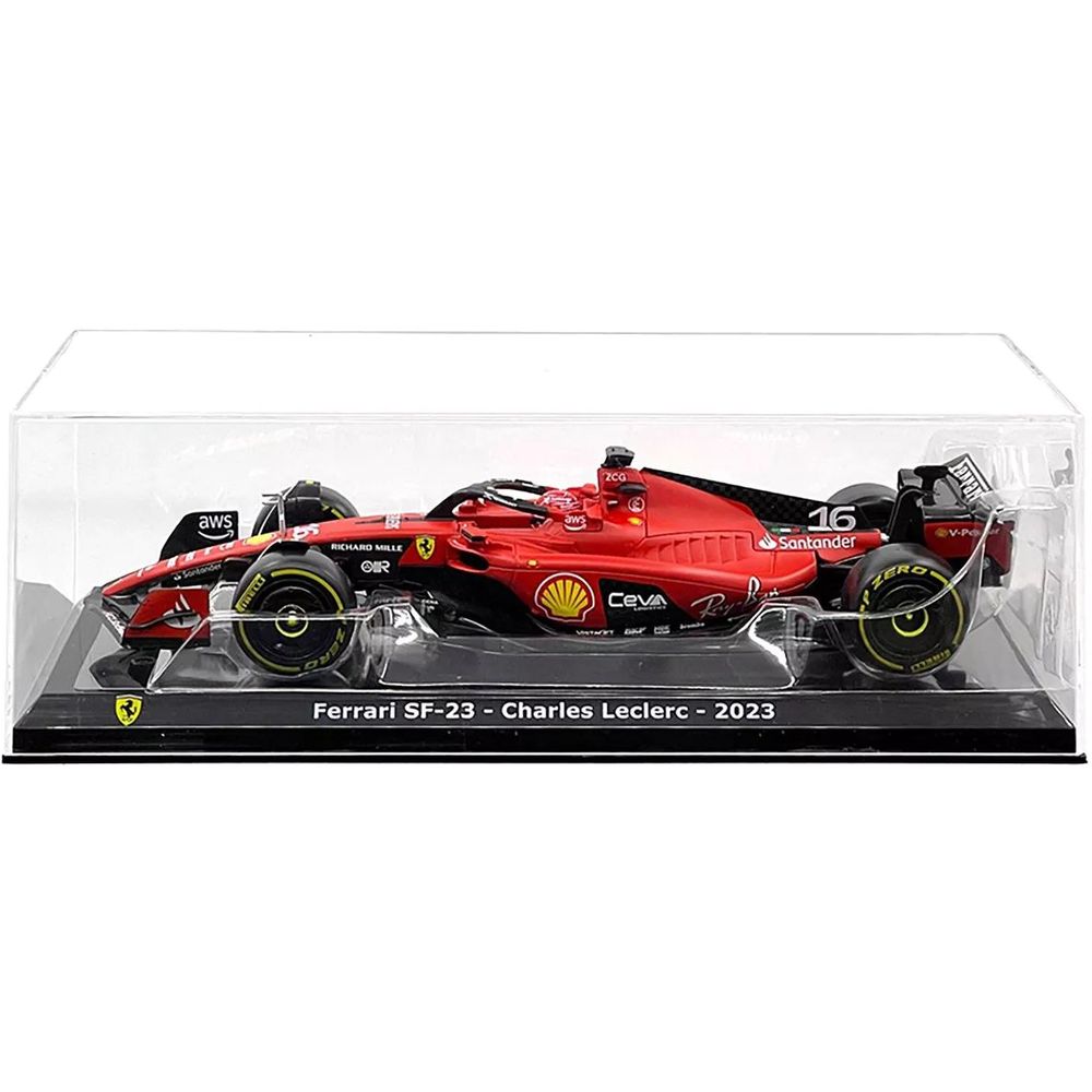 Bburago Formula Racing Ferrari Sf-23 Charles Leclerc #16 F1 World Championship 2023 Die-Cast Model Car 1:24 Scale