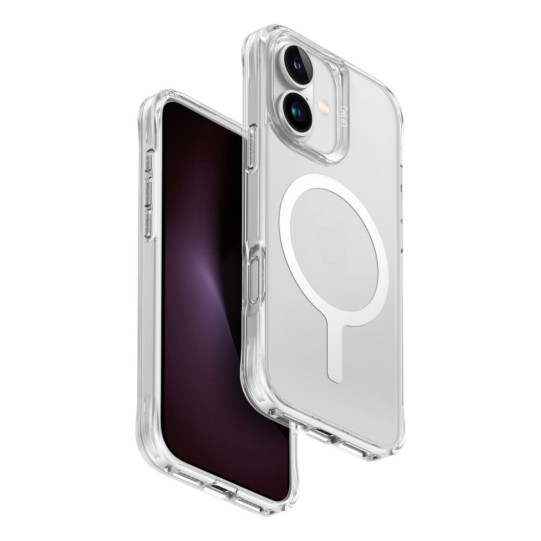 UNIQ Hybrid iPhone 16 (2024) Case 6.1 Magclick Charging Lifepro Xtreme (AF) - Dove (Frost Clear)