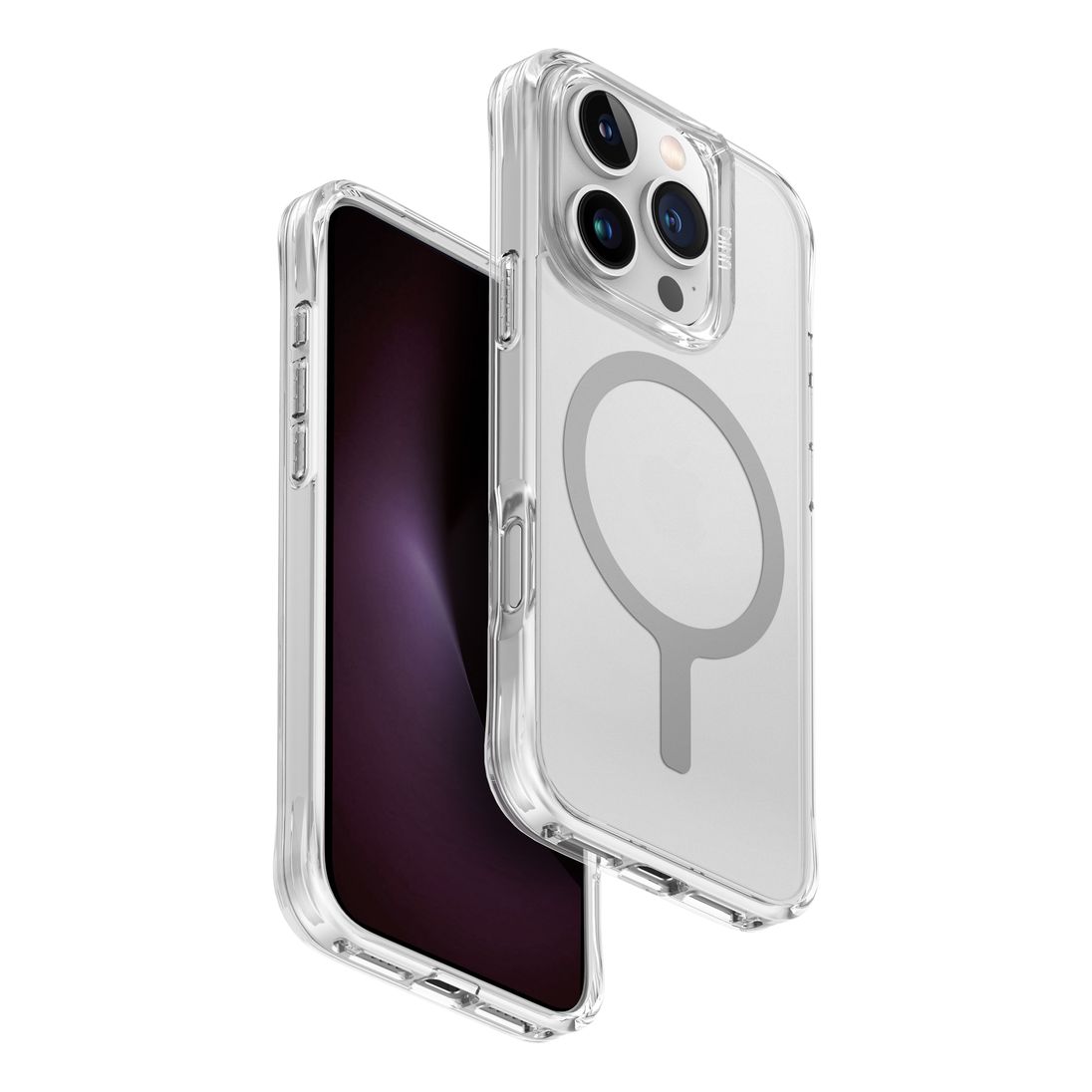 UNIQ Hybrid iPhone 16 Pro (2024) Case 6.3 Magclick Charging Lifepro Xtreme (Af) - Dove (Frost Clear)