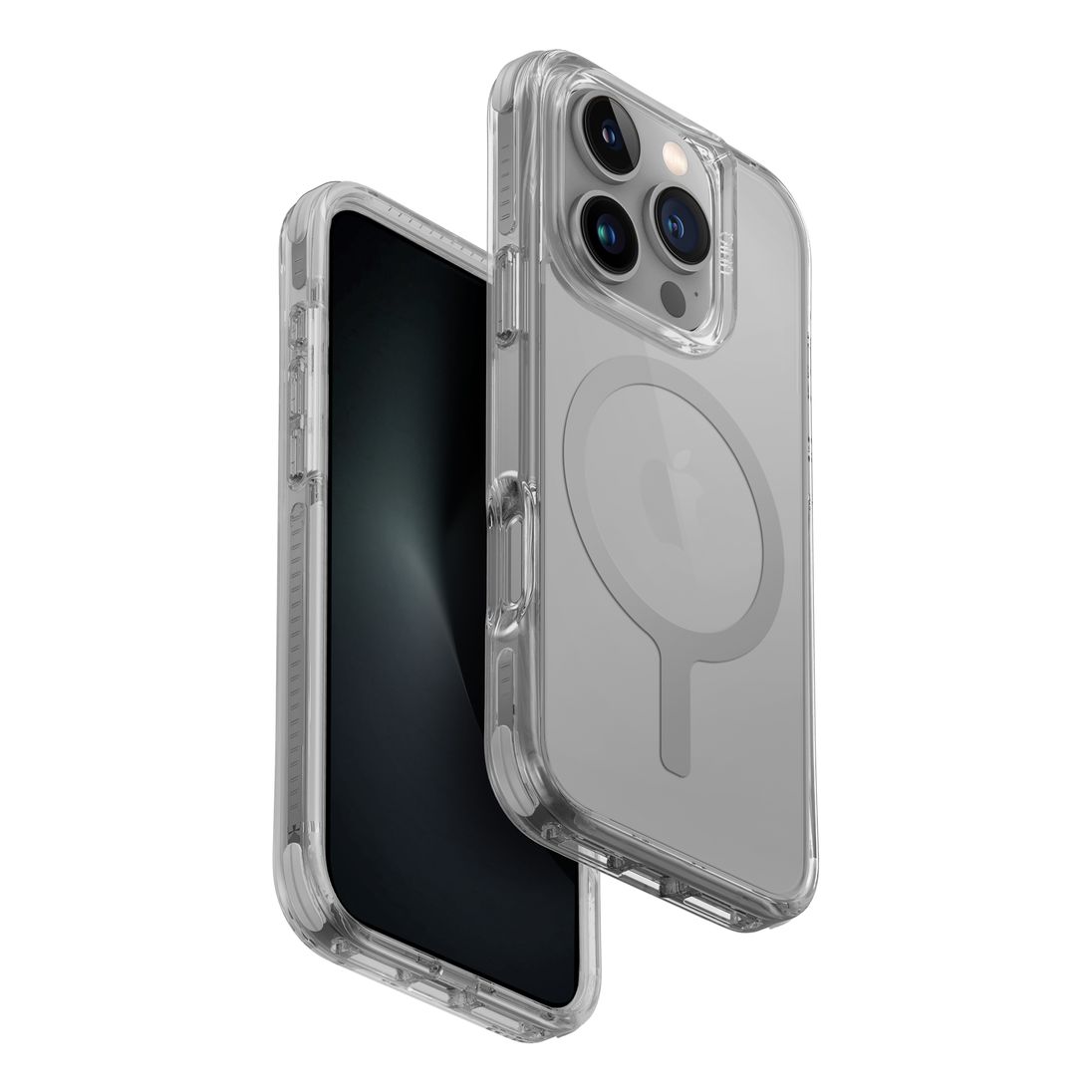 UNIQ Hybrid iPhone 16 Pro (2024) Case 6.3 Magclick Charging Combat - Stone Grey (Stone Grey)