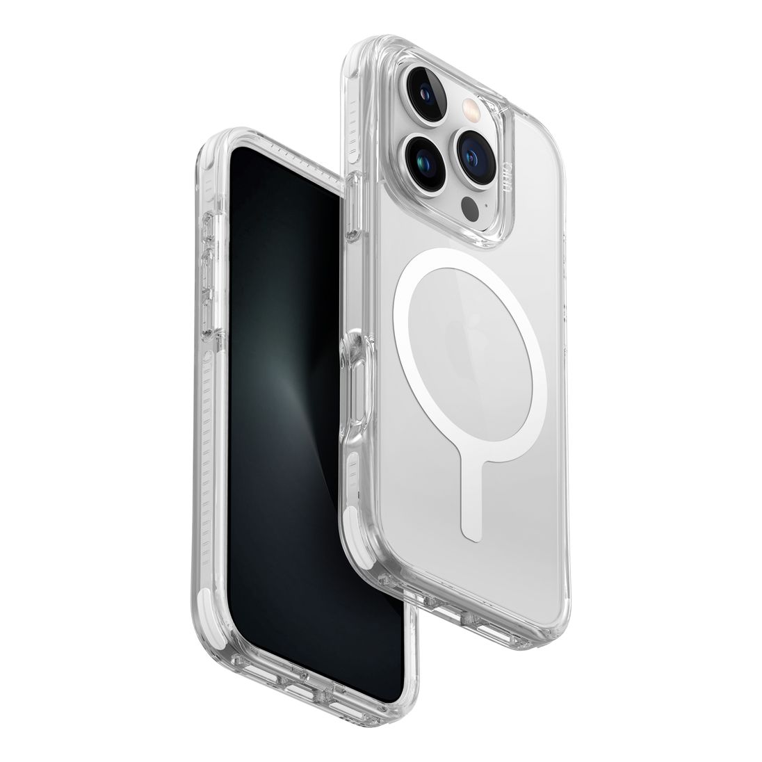 UNIQ Hybrid iPhone 16 Pro (2024) Case 6.3 Magclick Charging Combat (Luminous) - Lume-White (Lume-White)